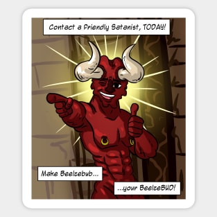 Buddy Satan Sticker